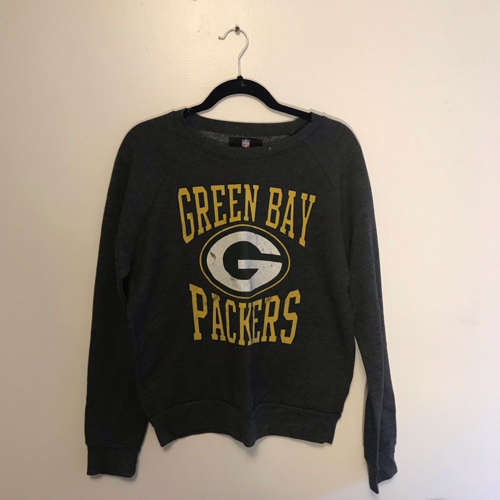 green bay packers woman’s crew neck sweatshirt